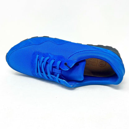 Clae Hoffman Royal Blue Suede Mesh Mens Casual Sneakers