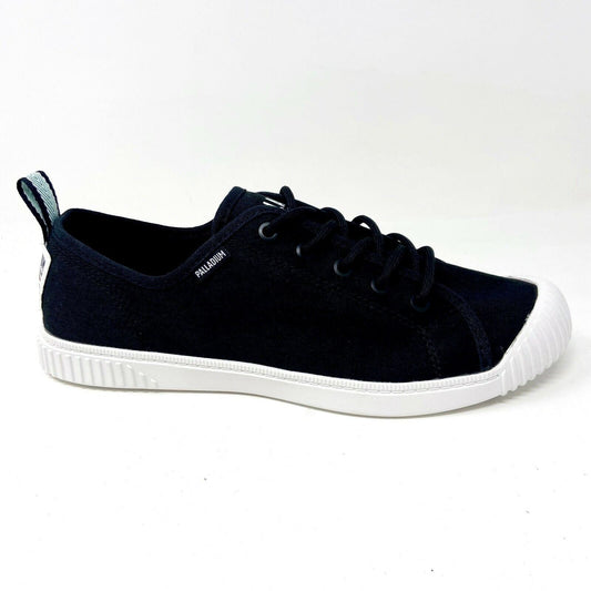 Palladium Womens Easy Lace Black White Casual Sneakers 96661 008