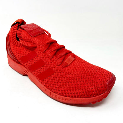 Adidas Originals ZX Flux PK Tripe Red Mens Primeknit Running Shoes S76497