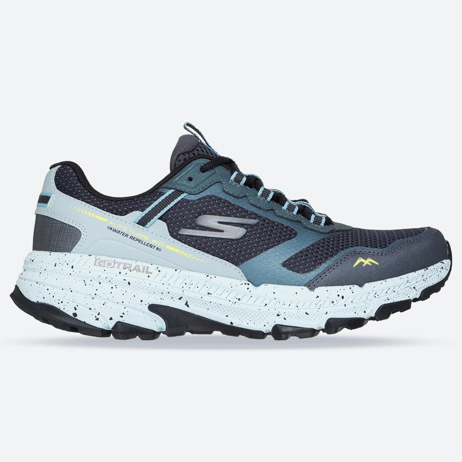 Women's Wide Fit Skechers 129525 Gorun Trail Altitude 2.0 Ravine Trainers