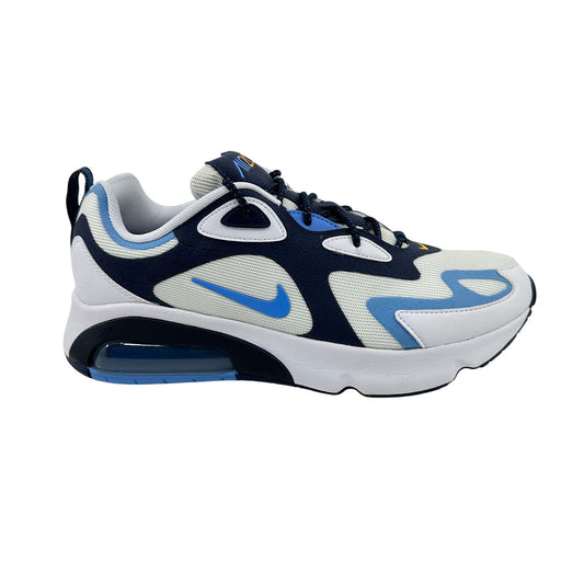 Nike Air Max 200 White University Blue Mens Athletic Sneaker