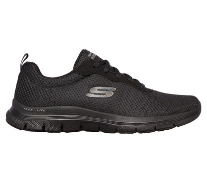 Womens Wide Fit Skechers Flex Appeal 4.0 149303 Brilliant Walking Trainers
