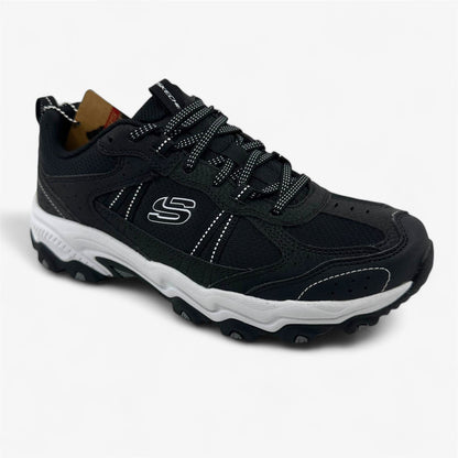 Skechers Stamina AT Black White Womens Athletic Sneaker