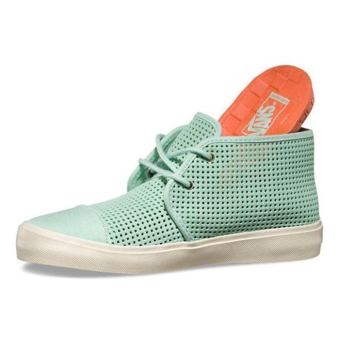 VANS Rhea SF (Square Perf) Gossamer Green Casual Sneakers Womens Size 8