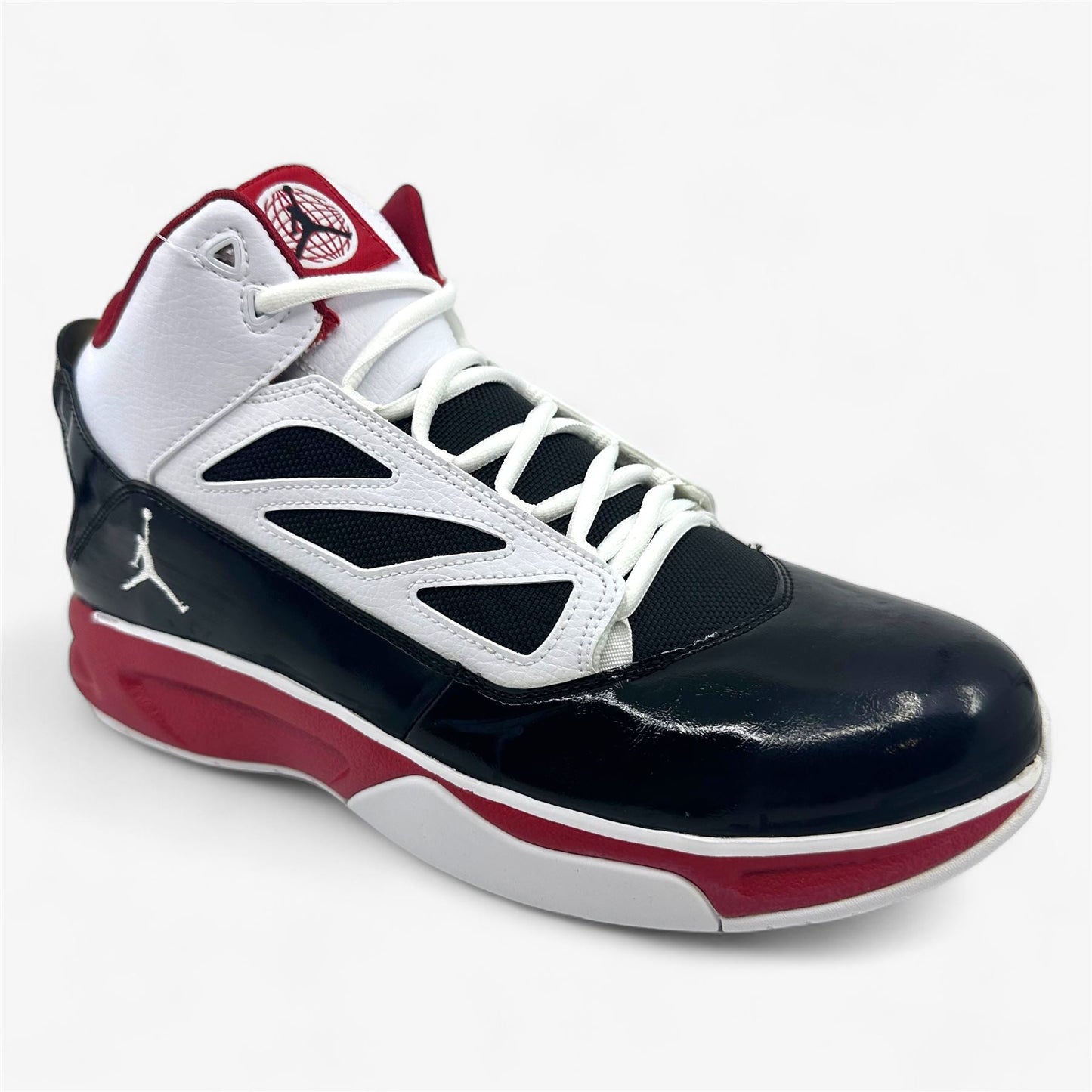 Jordan F2F II Black White Varsity Red Mens Athletic Sneaker