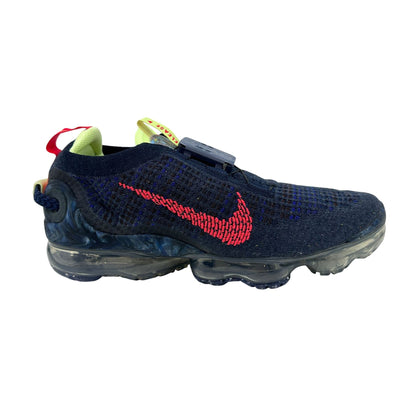 Nike Air Vapormax 2020 Flyknit Obsidian Siren Red Volt Mens Athletic Sneaker