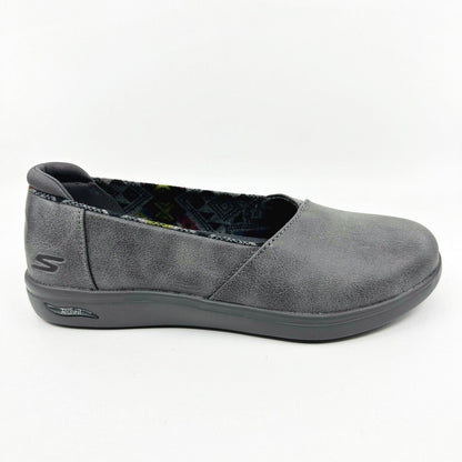 Skechers Arch Fit Uplift Core Roots Charcoal Womens Size 6.5 Slip On Shoes