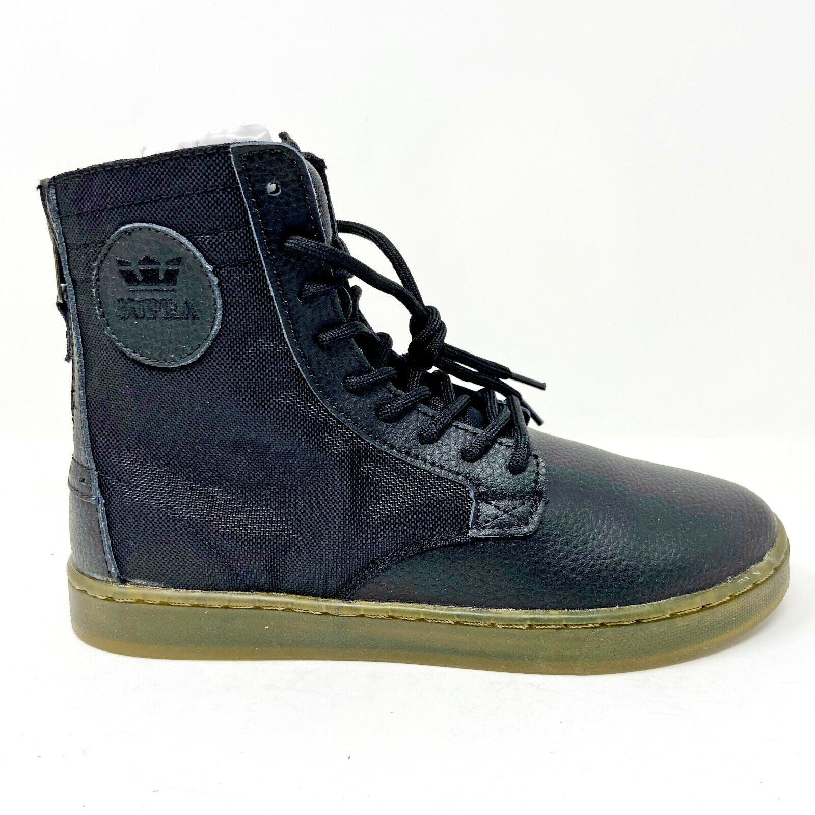 Supra Wolf Black Black Mens Size 7.5 Casual Sneakers S62006