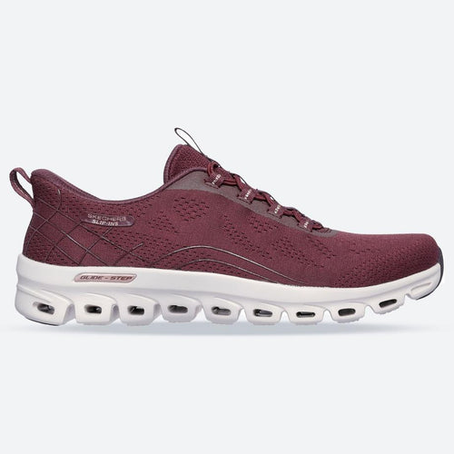 Women's Wide Fit Skechers 104750 Slip-ins Glide Step Elevate Amaze Trainers