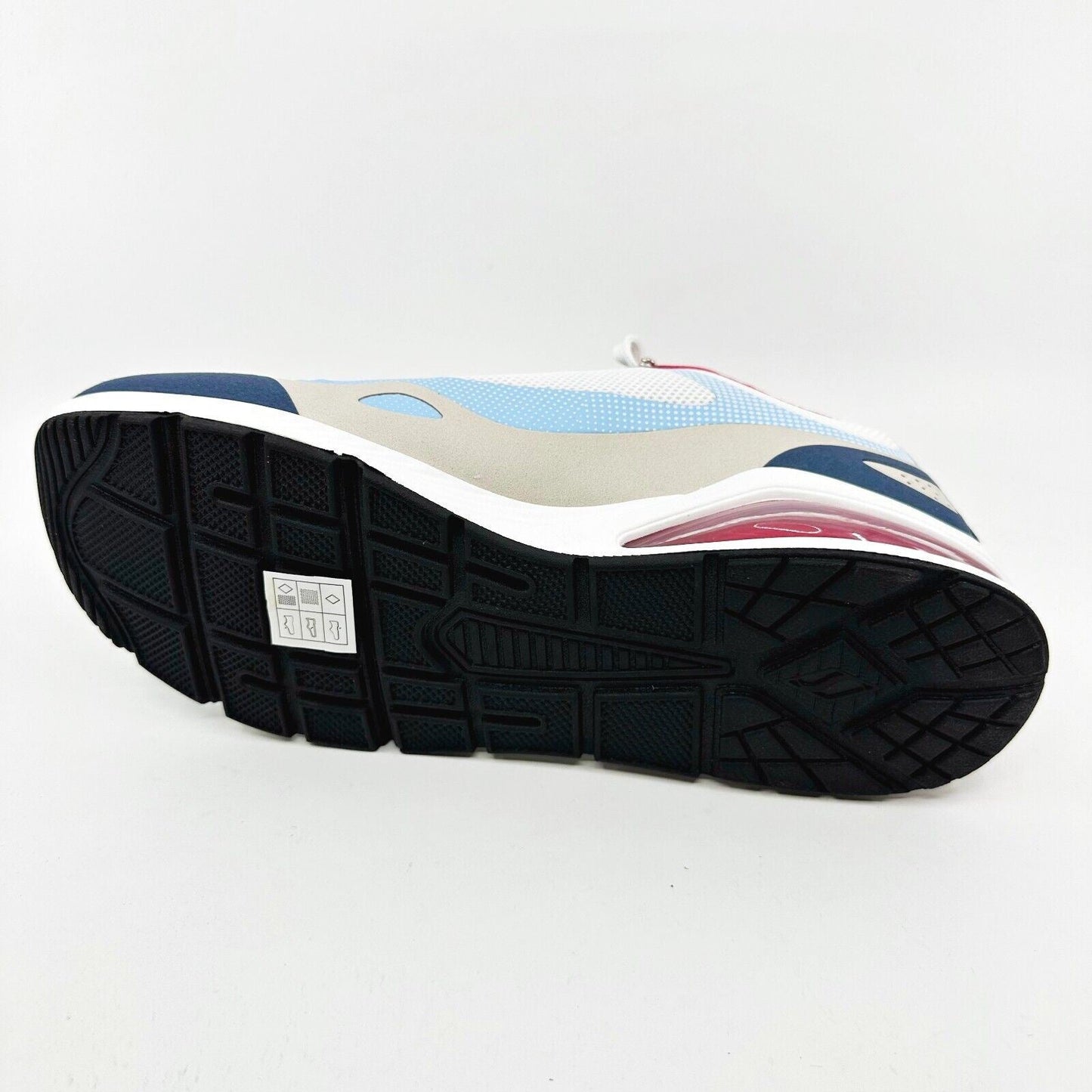 Skechers Uno 2 Runabout White Navy Red Womens Size 11 Sneakers