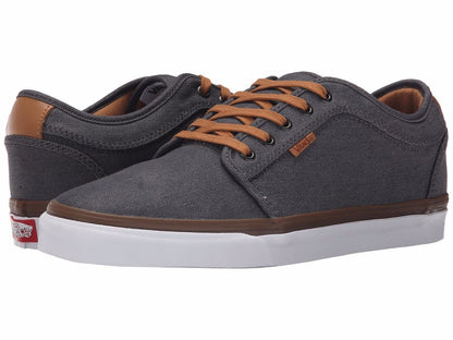 VANS Chukka Low (Denim) Pewter White Mens 7 Womens 8.5 Sneakers