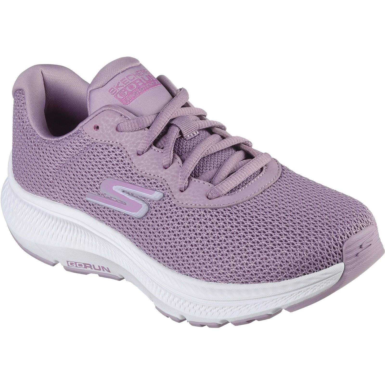 Women's Wide Fit Skechers 128605 Go Run Consistent 2.0 Engaged Trainers