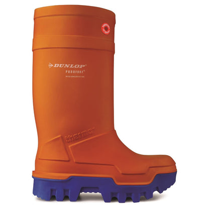 Women's Wide Fit Dunlop Purofort Thermo Full Safety Wellington Boots