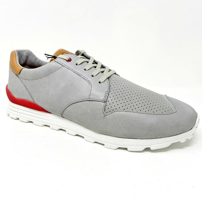 Clae Nathan Gravel Leather Mens Premium Sneakers