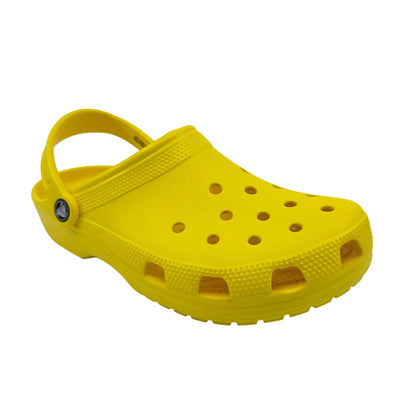 Crocs Classic Lemon Yellow Womens Sandal Clog
