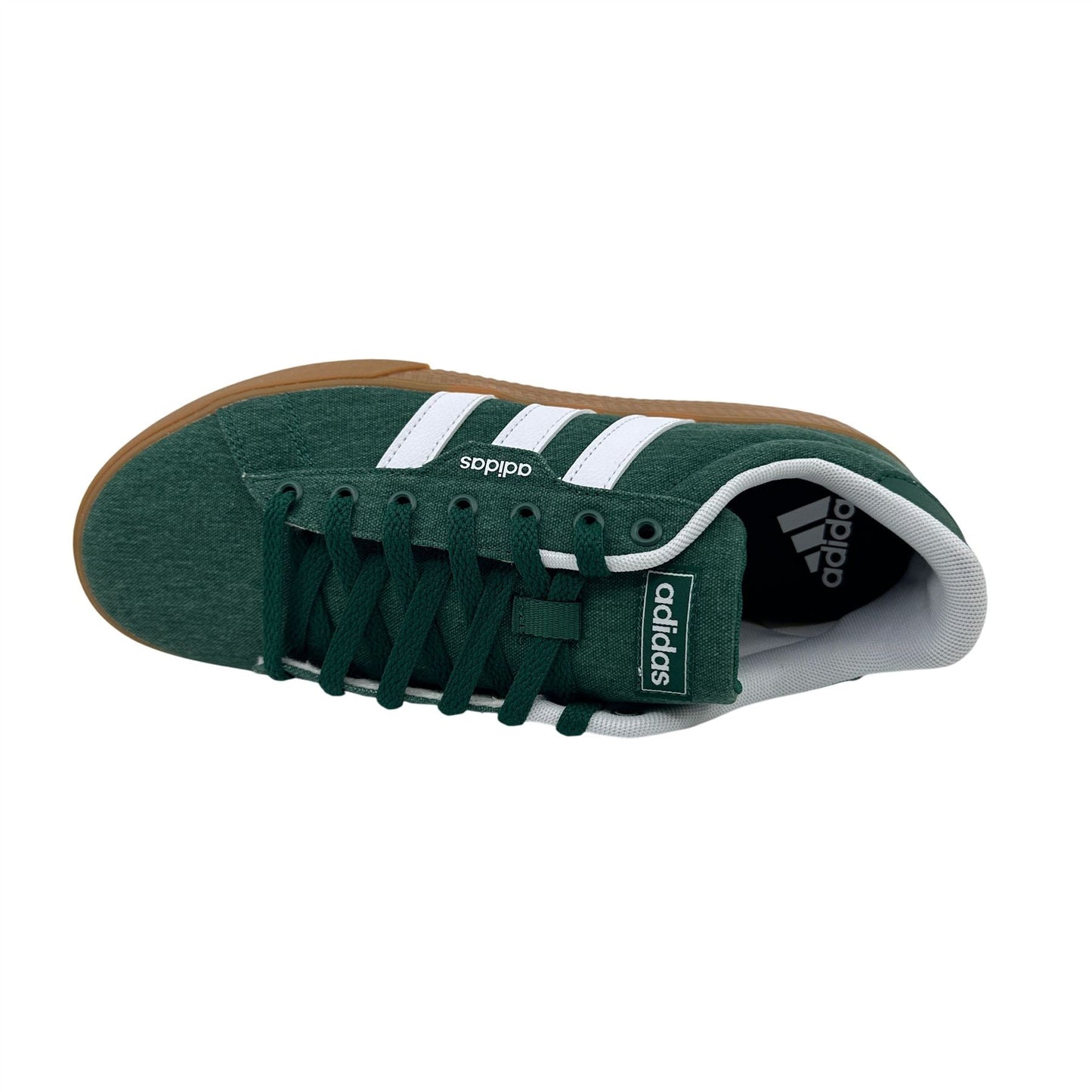 Adidas Daily 3.0 Collegiate Green White Gum Mens Athletic Sneaker