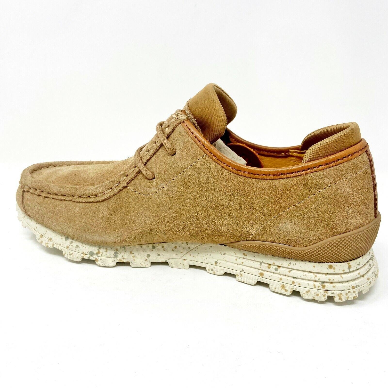 Clae Hopper Cinnamon Beige Suede Mens Size 7 Premium Sneakers