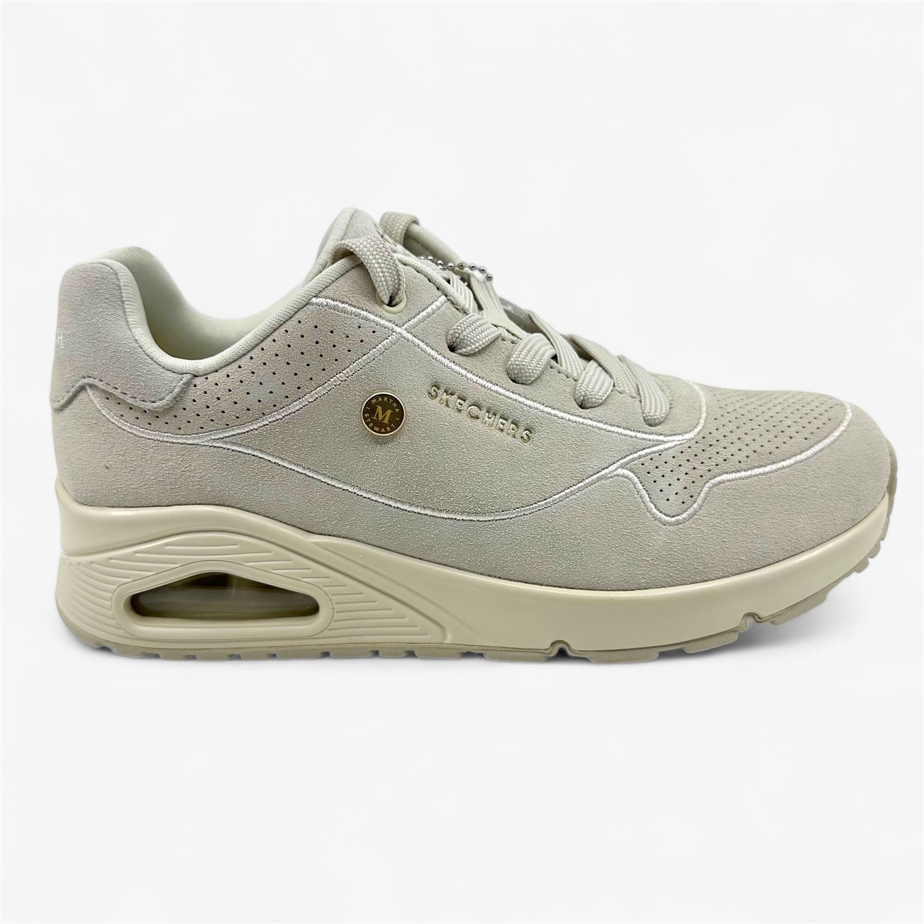 Skechers Uno County Line Off White Womens Athletic Martha Stewart Sneaker
