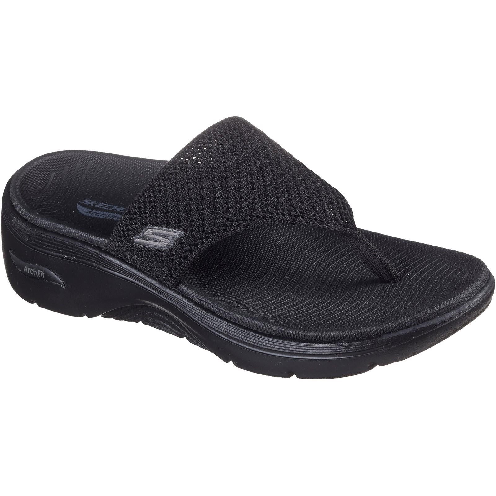 Women's Wide Fit Skechers 140861 Carrie Go Walk Arch Fit 2.0 Sandals
