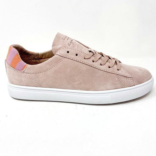 Clae Bradley Pink Mens Suede Premium Casual Sneakers