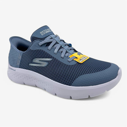 Skechers Go Walk Flex Grand Entry Blue Womens Wide Athletic Sneaker