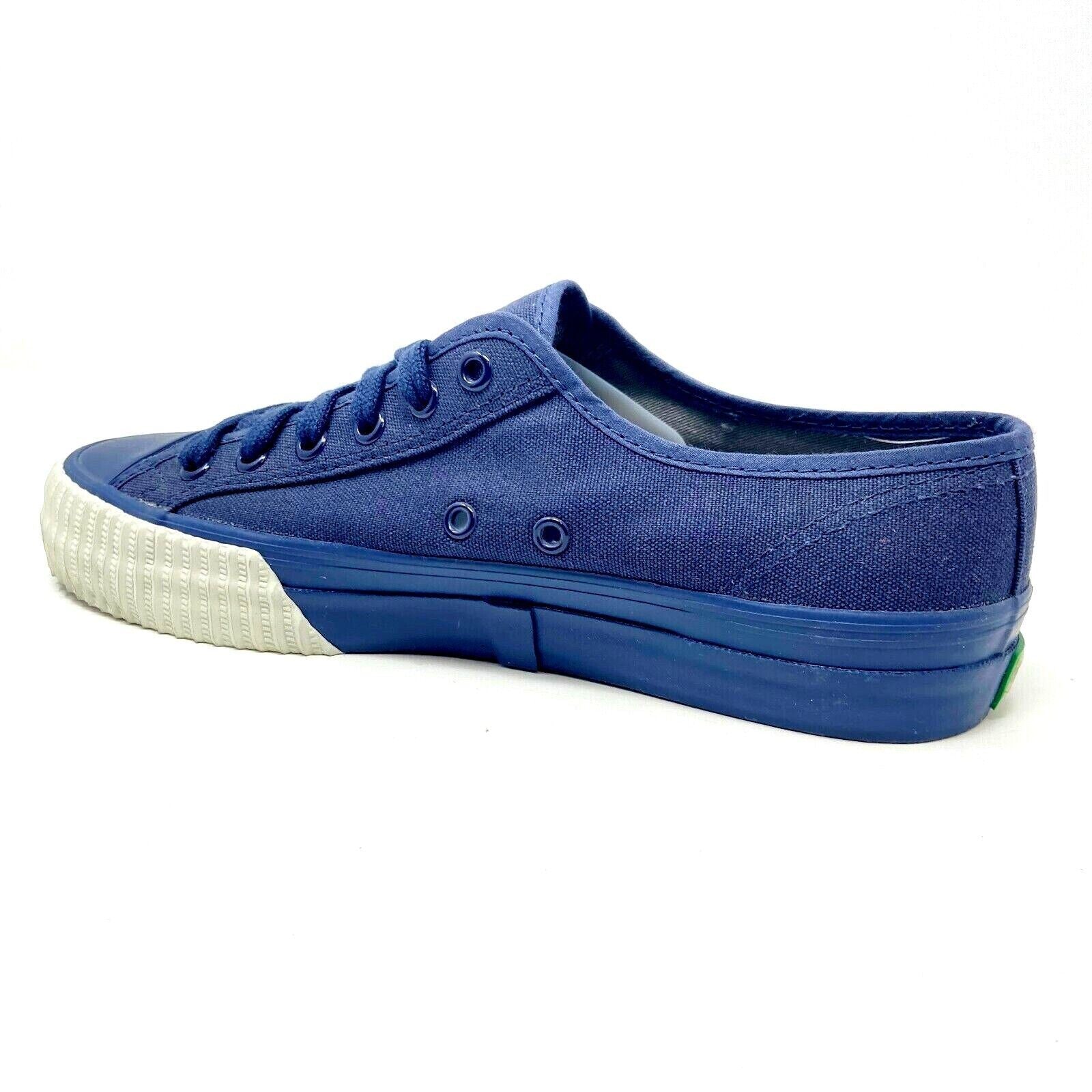 PF Flyer Center Lo Reiss Navy Blue White Womens Casual Sneakers PM11OL2I