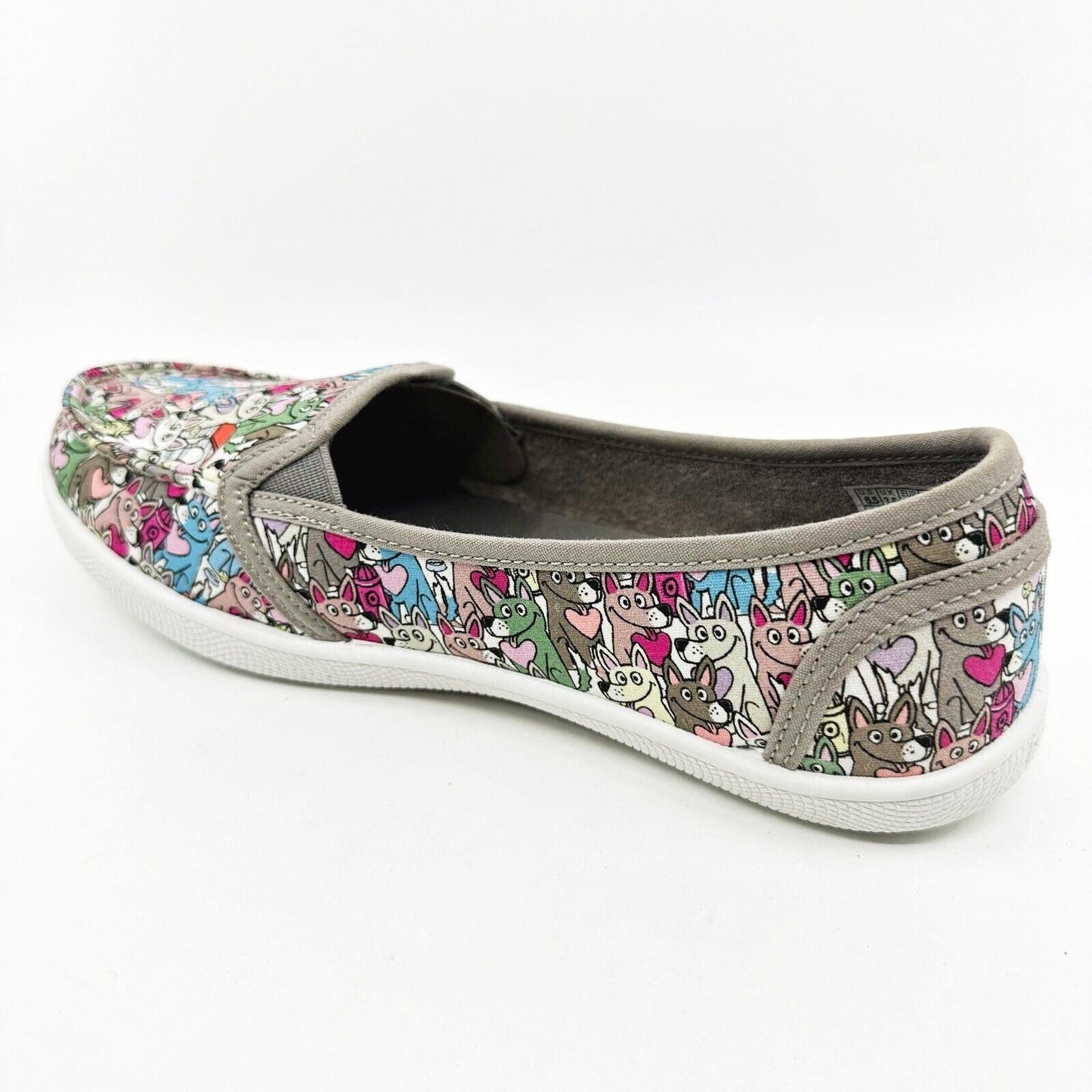Skechers Bobs B Cute Love Shuffle Taupe Multi Womens Size 6.5 Casual Shoes
