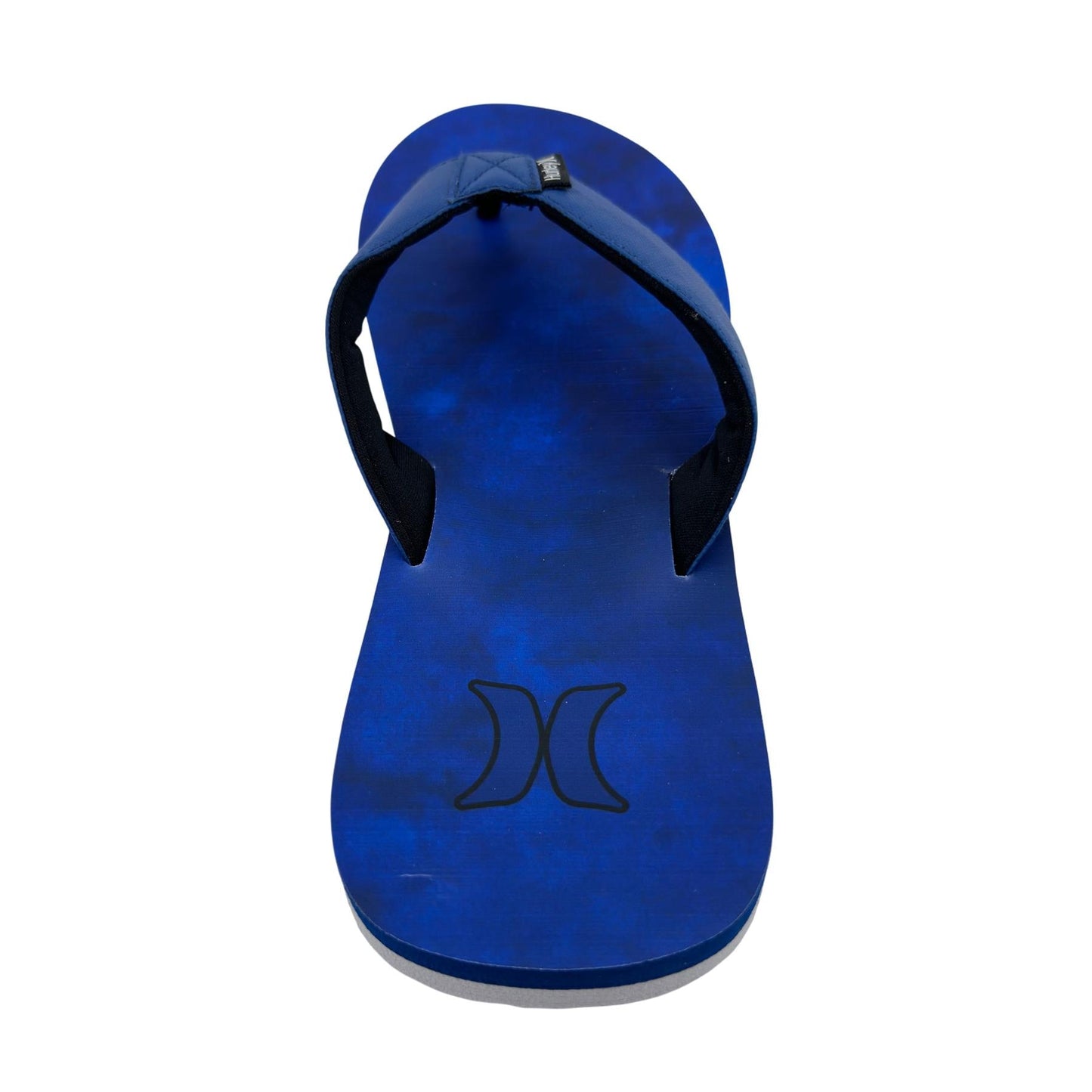 Hurley Logo Blue Combo White Mens Sandal Pool Beach Flip Flop