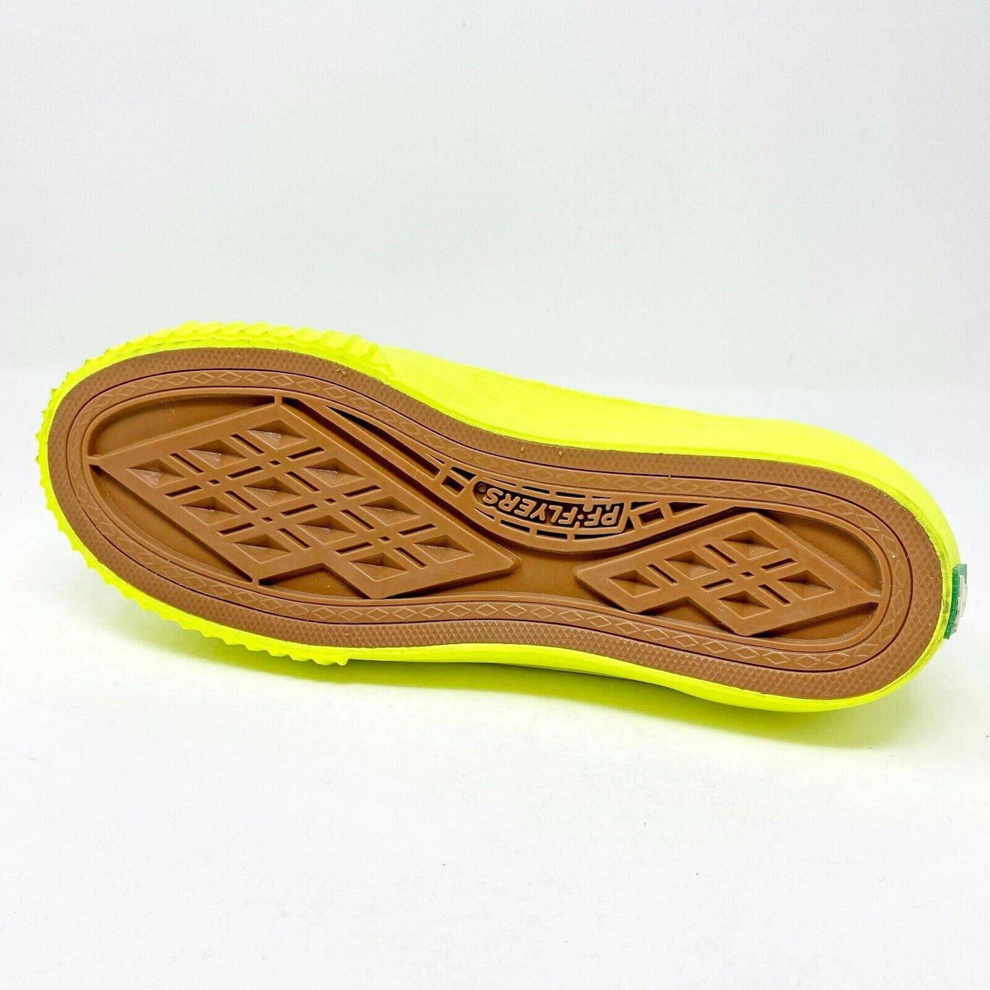 PF Flyer Center Lo Reiss Neon Yellow Womens Retro Casual Sneakers PM13OL1I