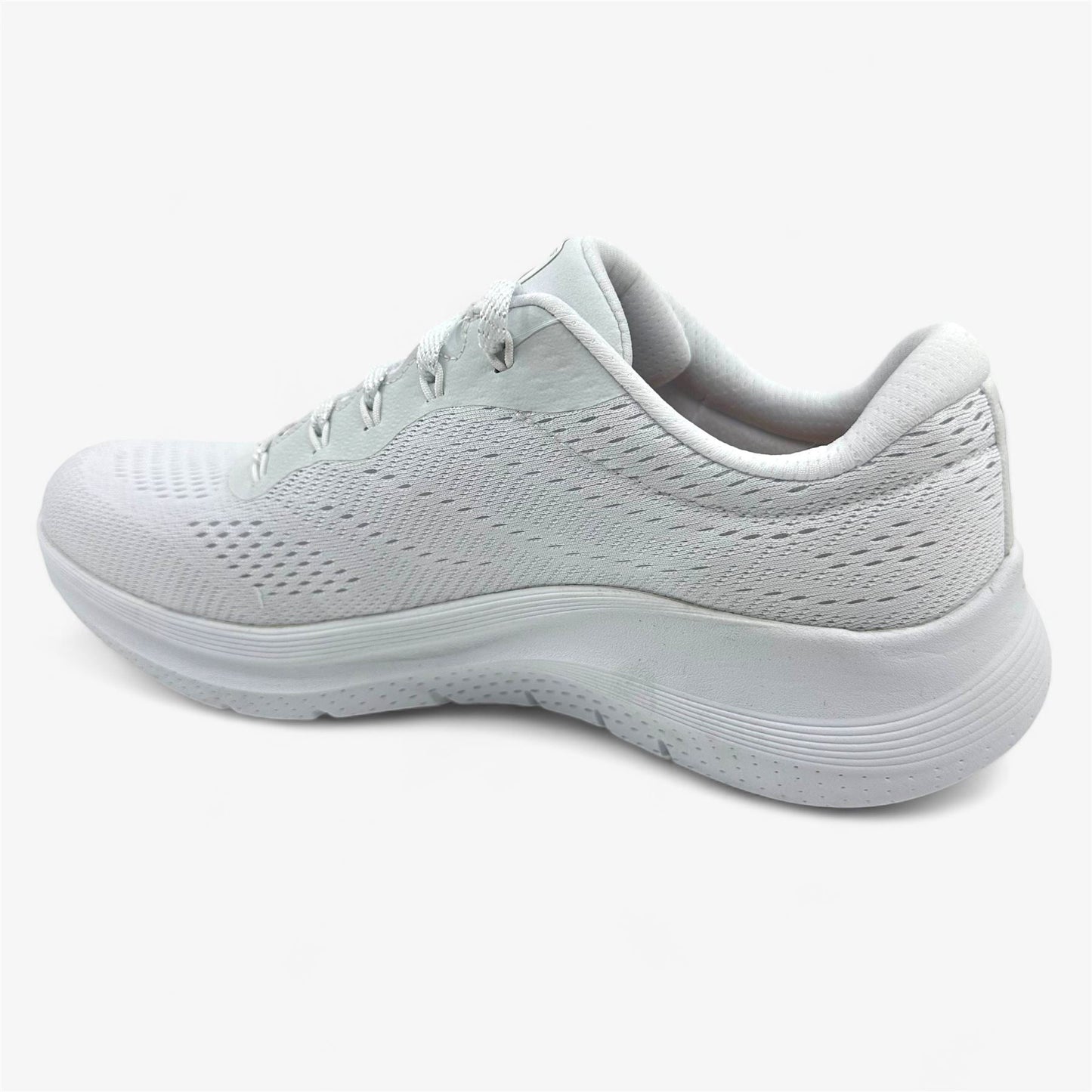 Skechers Arch Fit 2.0 Big League White Womens Wide Athletic Sneaker