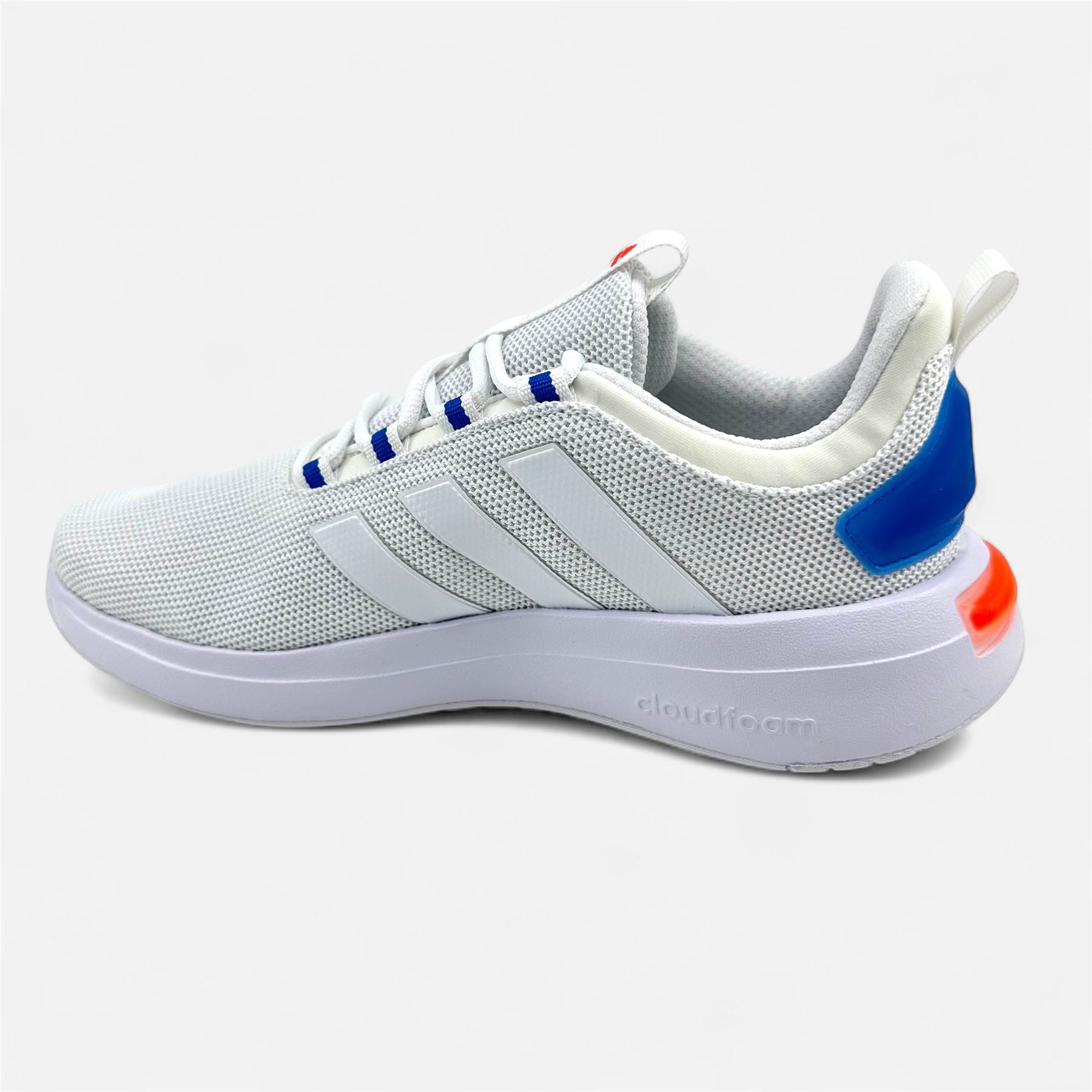 Adidas Racer TR23 Cloud White Bright Royal Mens Athletic Sneaker
