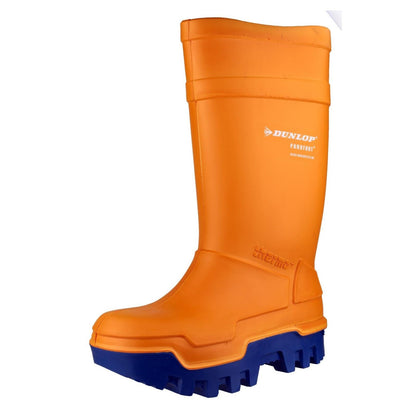 Women's Wide Fit Dunlop Purofort Thermo Full Safety Wellington Boots