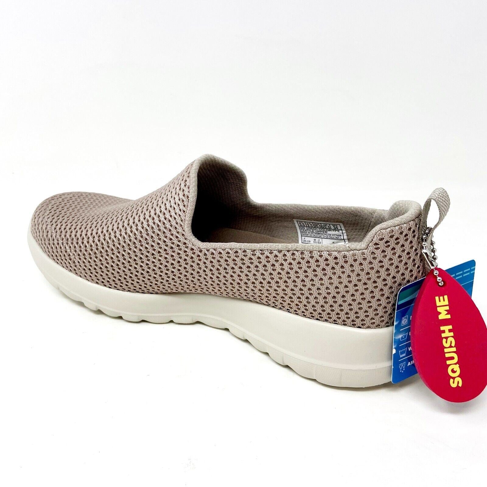Skechers Go Walk Joy Taupe Womens Casual Slip On Comfort Shoes