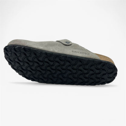 Birkenstock Boston VL Shearling Stone Coin Womens Casual Soft Footbead Clog