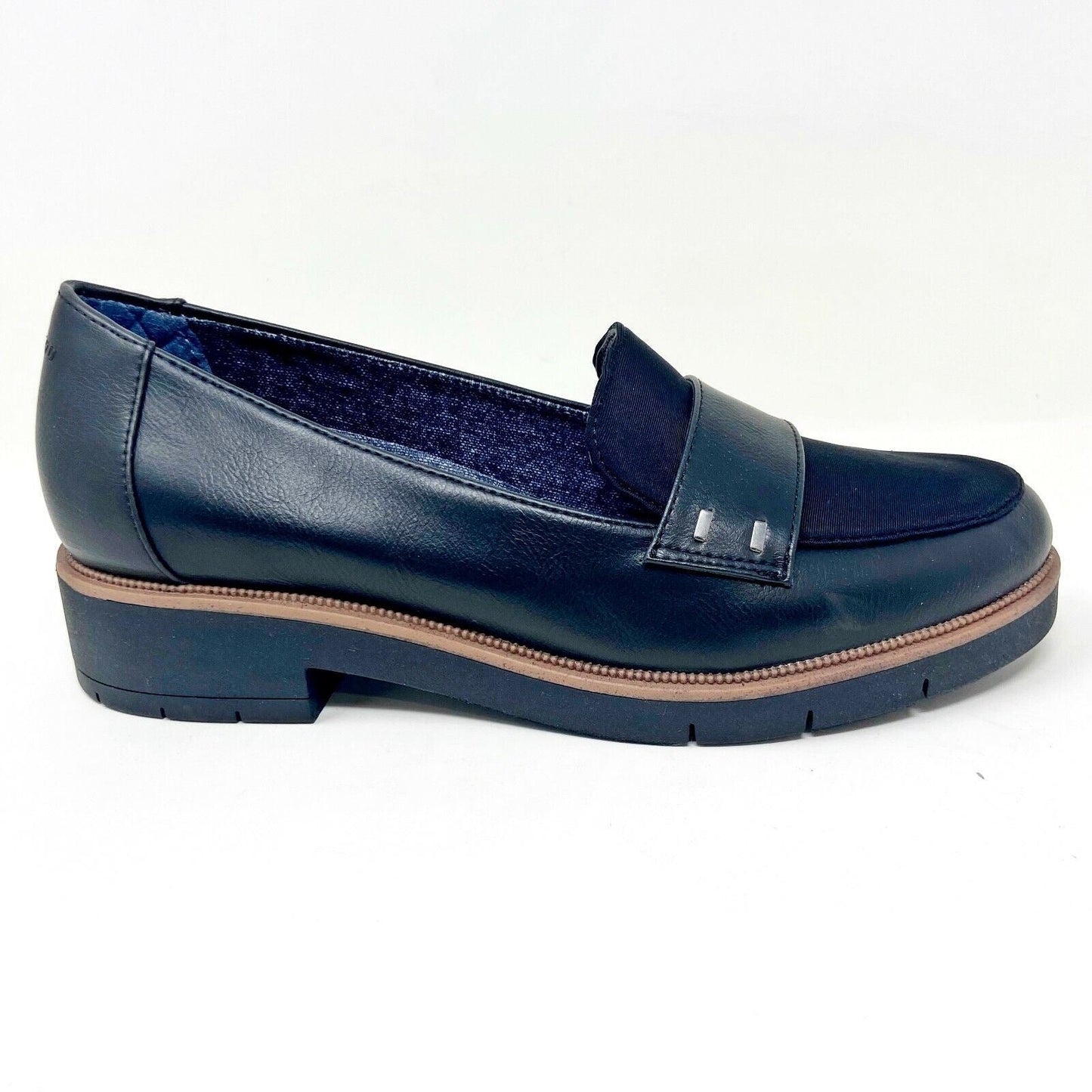 Dr Scholl's Grow Up Black Womens Slip On Casual Loafers G4585M2001