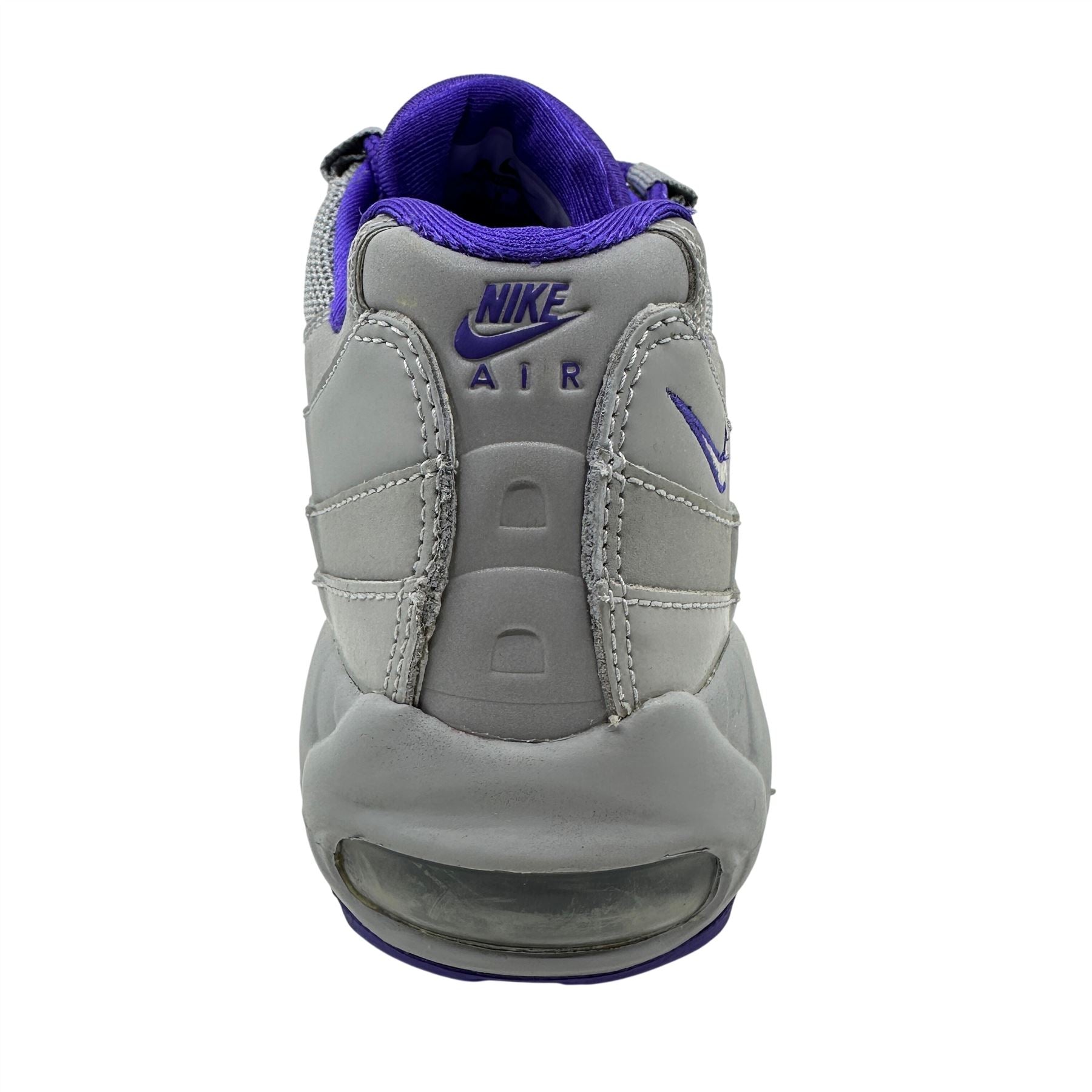 Nike Air Max 95 Wolf Grey White Purple Womens Athletic Sneaker