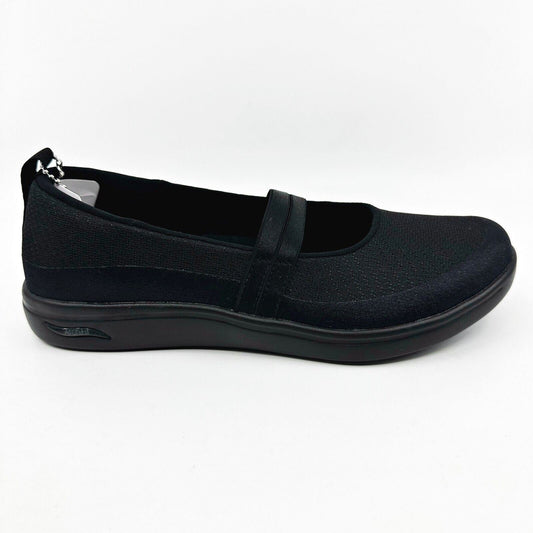 Skechers Arch Fit Uplift Mindful Black Womens Size 5.5 Slip On Shoes