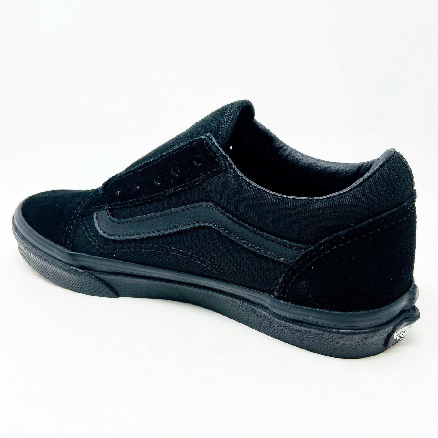 Vans Old Skool Triple Black Classic Kids Casual Sneakers