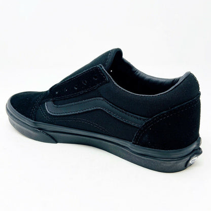 Vans Old Skool Triple Black Classic Kids Casual Sneakers