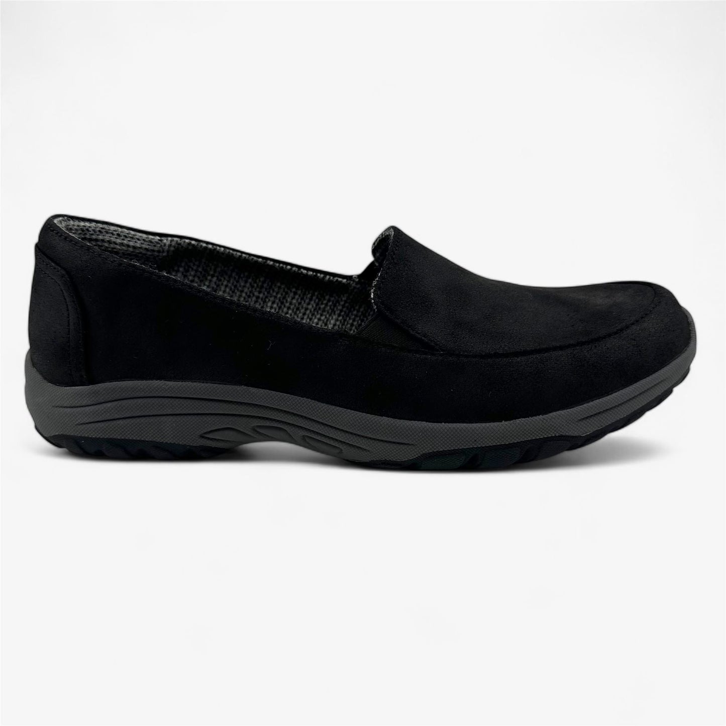 Skechers Raggae Fest 2.0 Black Womens Casual Relaxed Fit Slip-On