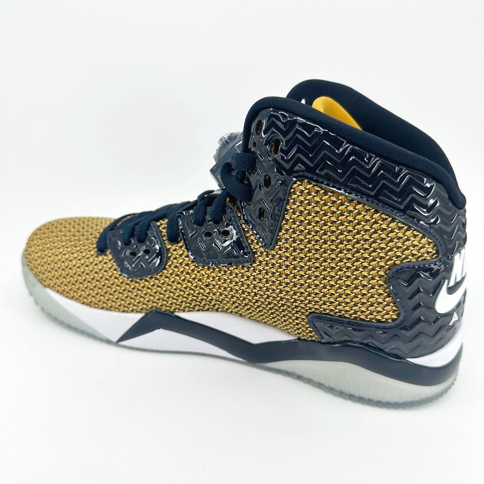 Jordan Spike Forty Gold Leaf White Midnight Navy Mens Sneakers 819952 706