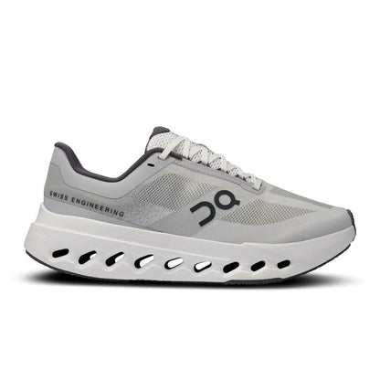 Women's Wide Fit On Cloudsurfer Next Wide Training Shoes - Glacier/White