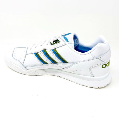 Adidas A.R. Trainer White Blue Green Womens Size 9.5 Tennis Sneakers EE5409