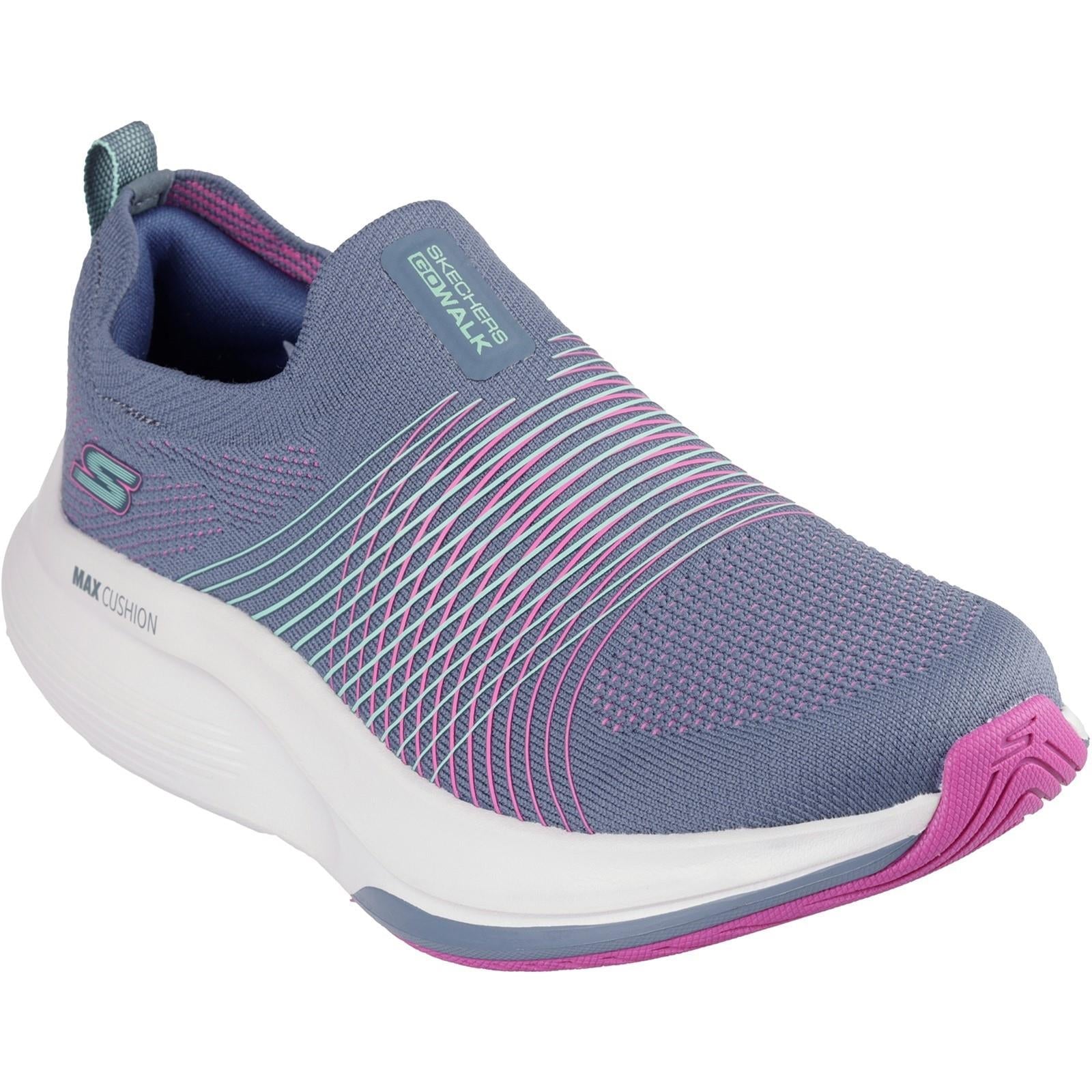 Women's Wide Fit Skechers 125052 Go Walk Max Walker Sally Trainers