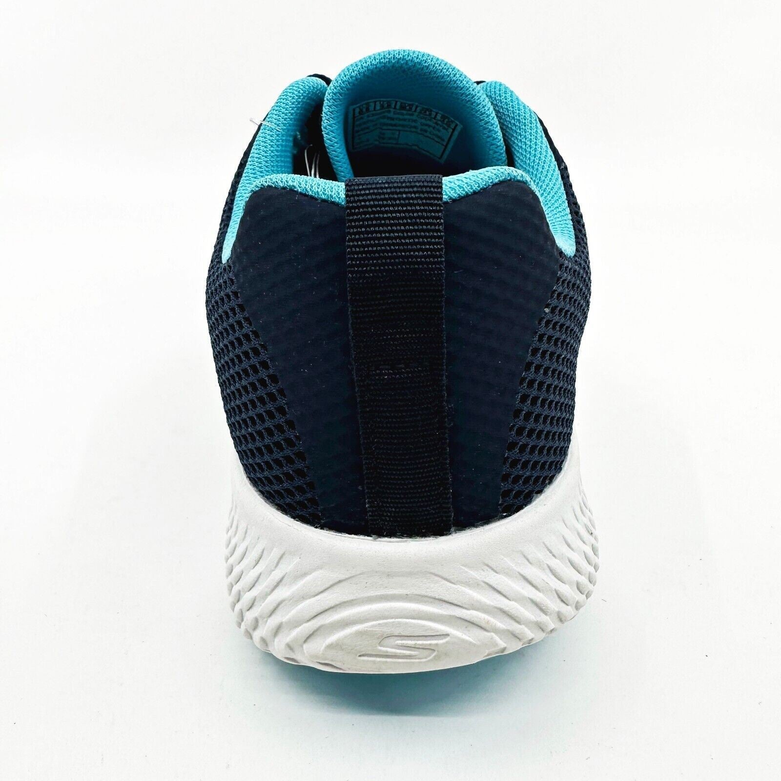Skechers Go Run Power Fleetz Navy Blue Womens Athletic Running Shoes