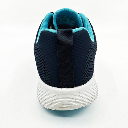 Skechers Go Run Power Fleetz Navy Blue Womens Athletic Running Shoes