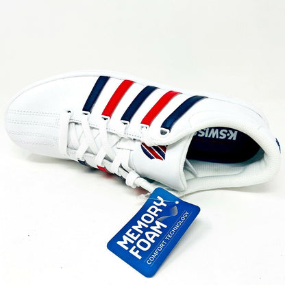 K-Swiss Court Pro II CMF White Corporate Womens Athletic Sneakers 93629 113