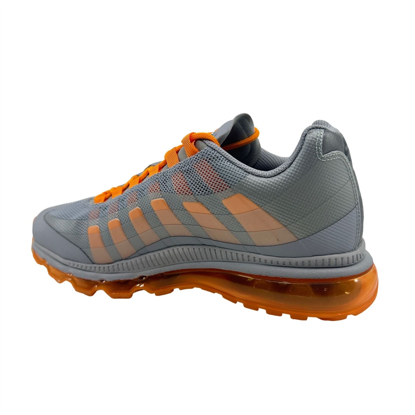 Nike Air Max 95+ BB Wolf Grey Orange Mens Size 9 Athletic Sneaker