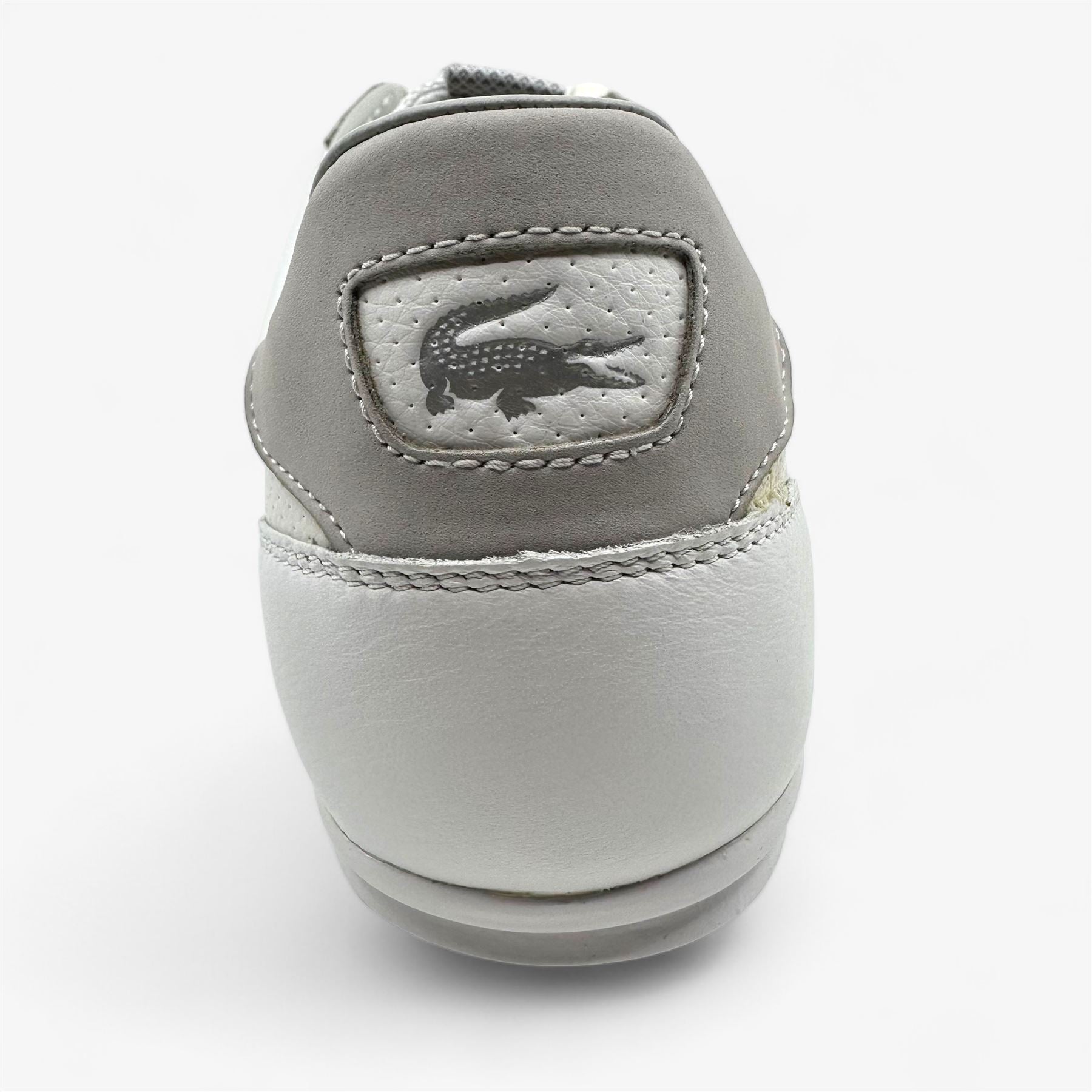 Lacoste Chaymon PRM US SPM White Light Gray Mens Casual Sneaker