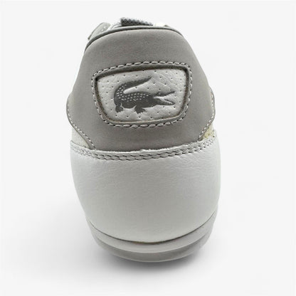 Lacoste Chaymon PRM US SPM White Light Gray Mens Casual Sneaker